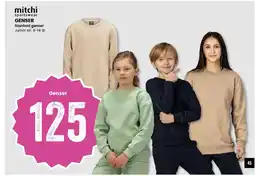 Sport Outlet Mitchi sportswear genser stanford genser junior str. 8-14 år tilbud