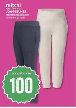 Sport Outlet Mitchi sportswear joggebukse stanford joggebukse junior str. 8-14 år tilbud