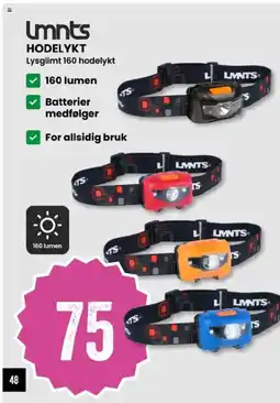 Sport Outlet Umnts hodelykt lysglimt 160 hodelykt tilbud