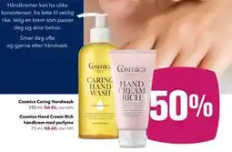 Apotek 1 Cosmica Hand Cream Rich håndkrem med parfyme, NOK 60 tilbud