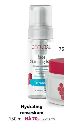 Apotek 1 Hydrating renseskum, NOK 70 tilbud