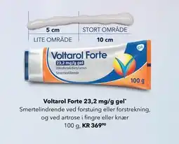 Apotek 1 Voltarol Forte 23,2 mg/g gel, NOK 369.9 tilbud