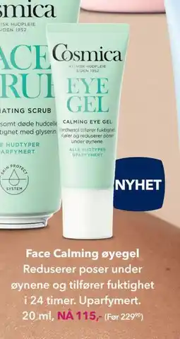 Apotek 1 Face Calming øyegel, NOK 115 tilbud