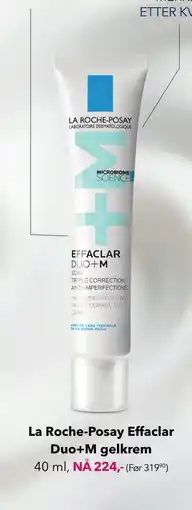 Apotek 1 La Roche-Posay Effaclar Duo+M gelkrem, NOK 224 tilbud