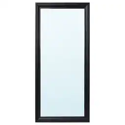 IKEA Toftbyn Speil, svart, 75x165 cm tilbud