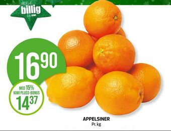 Kiwi Appelsiner tilbud