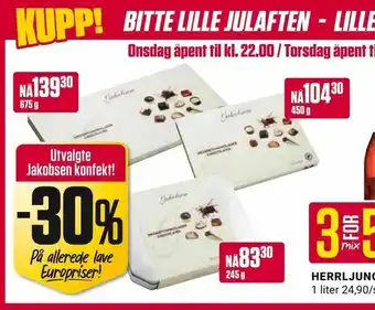 Europris Utvalgte Jakobsen konfekt! tilbud