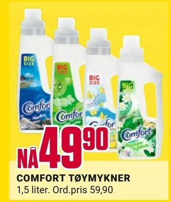 Europris Comfort tøymykner tilbud