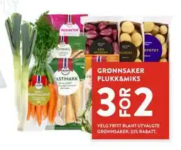 Jacobs GRØNNSAKER PLUKK&MIKS tilbud