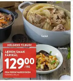 Jacobs JÆREN SMAK FÅRIKÅL, NOK 129 tilbud