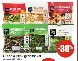 Spar Grønn & Frisk grønnsaker tilbud