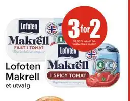 Spar Lofoten Makrell tilbud