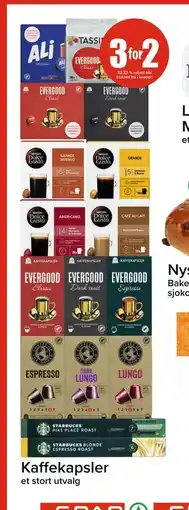 Spar Kaffekapsler tilbud