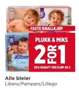 Meny Alle bleier tilbud