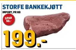 Price Lagerbutikk Storfe rundbiff tilbud