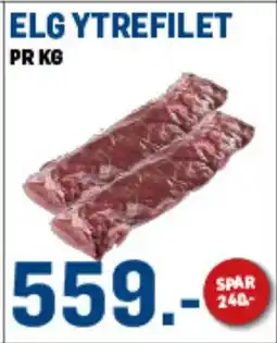 Price Lagerbutikk Elg ytrefilet tilbud