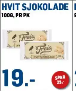Price Lagerbutikk Hvit sjokolade tilbud