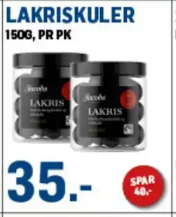 Price Lagerbutikk Lakriskuler tilbud