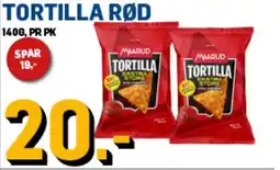 Price Lagerbutikk Tortilla rød tilbud