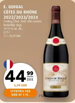 Scandinavian Park E. guigal côtes du rhône 2022/2023/2024 tilbud