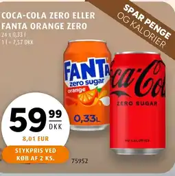 Scandinavian Park Coca-cola zero eller fanta orange zero tilbud