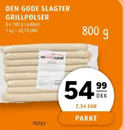 Scandinavian Park Den gode slagter grillpølser tilbud
