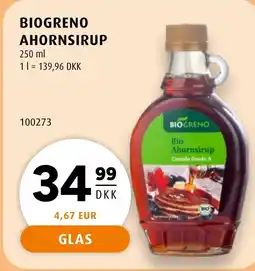 Scandinavian Park Biogreno ahornsirup tilbud