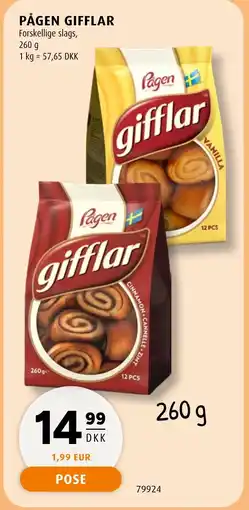 Scandinavian Park Pågen gifflar tilbud