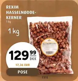 Scandinavian Park Rexim hasselnødde- kerner tilbud