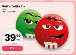 Scandinavian Park M&m's candy tin tilbud