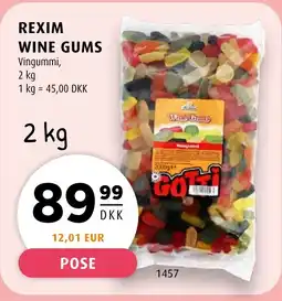 Scandinavian Park Rexim wine gums tilbud