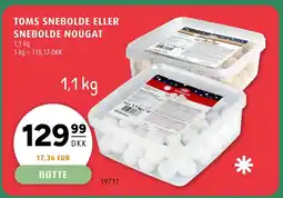 Scandinavian Park Toms snebolde eller snebolde nougat tilbud