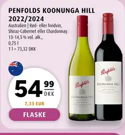 Scandinavian Park Penfolds koonunga hill 2022/2024 tilbud