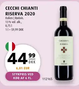Scandinavian Park Cecchi chianti riserva 2020 tilbud