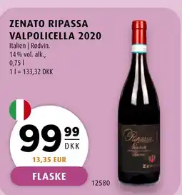 Scandinavian Park Zenato ripassa valpolicella 2020 tilbud
