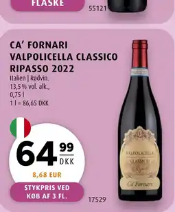Scandinavian Park Ca' fornari valpolicella classico ripasso 2022 tilbud