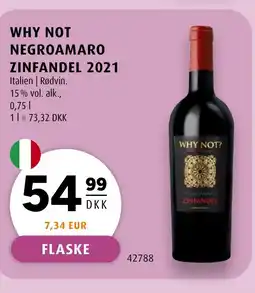 Scandinavian Park Why not negroamaro zinfandel 2021 tilbud