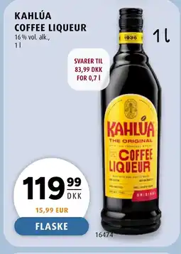 Scandinavian Park Kahlúa coffee liqueur tilbud