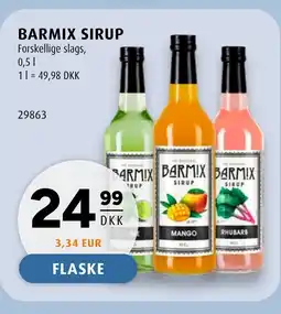 Scandinavian Park Barmix sirup tilbud