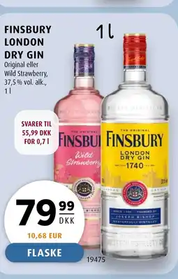 Scandinavian Park Finsbury london dry gin tilbud