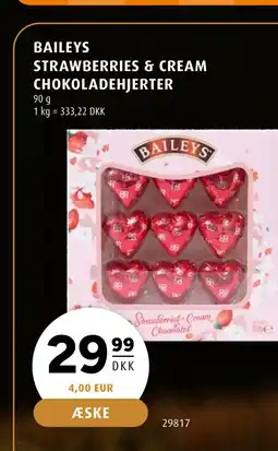 Scandinavian Park Baileys strawberries & cream chokoladehjerter tilbud