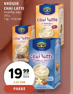 Scandinavian Park Krüger chai latte tilbud