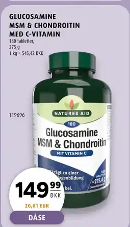 Scandinavian Park Glucosamine msm & chondroitin med c-vitamin tilbud