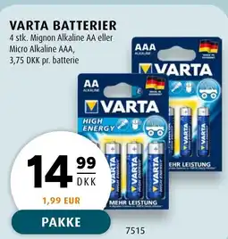 Scandinavian Park Varta batterier tilbud