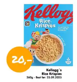 Havaristen Kellogg's Rice Krispies tilbud