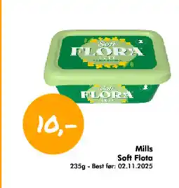 Havaristen Mills Soft Flota tilbud
