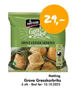 Havaristen Hatting Grove Gresskarbriks tilbud