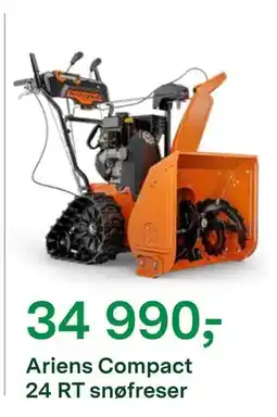 Felleskjøpet Ariens Compact 24 RT snøfreser, NOK 34990 tilbud