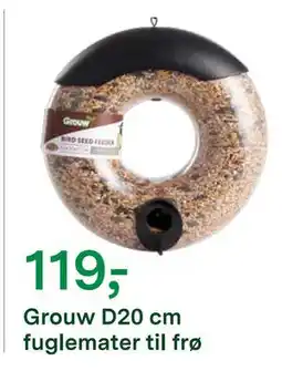 Felleskjøpet Grouw D20 cm fuglemater til frø, NOK 119 tilbud