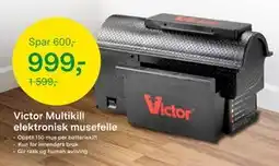 Felleskjøpet Victor Multikill elektronisk musefelle, NOK 999 tilbud